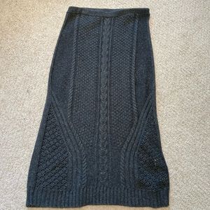 Anthropology Sparrow Sweater Skirt